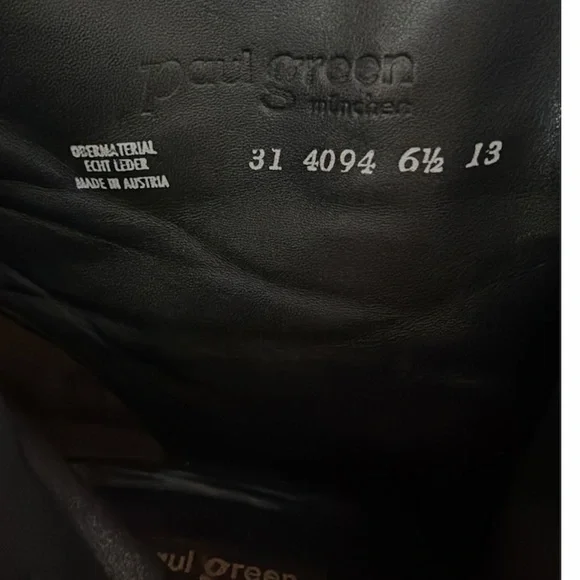 Paul Green Black Leather Ankle Booties - Picture 5 of 5